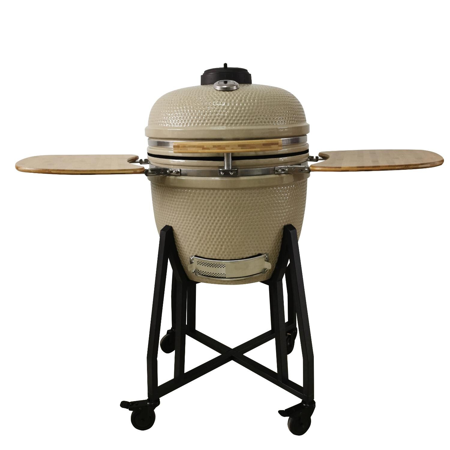 Lifesmart SCS-K21BTPE 21-Inch Ceramic Kamado Grill - Taupe thumbnail