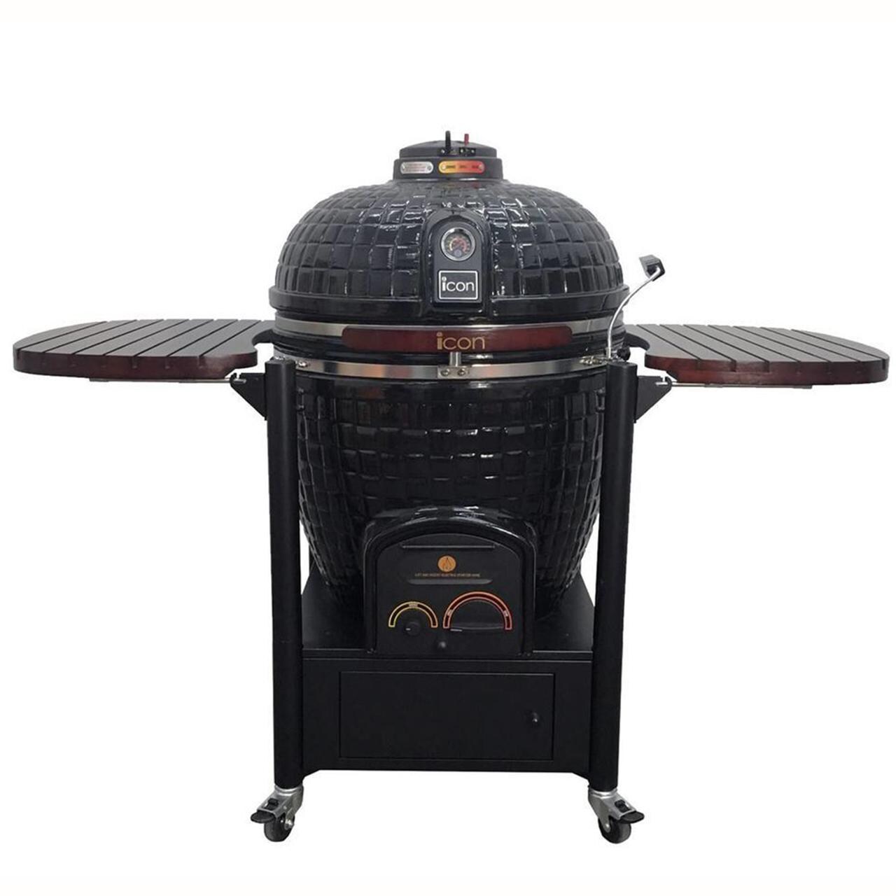 Icon Grills 900 Series 800 Sq. Inch Kamado Grill W/ Cart