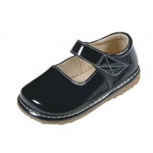 Squeak Me Shoes Girls Patent Toddler Shoe Size 3 Black BBQGuys