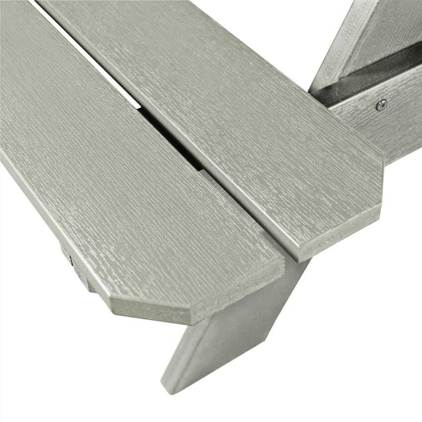 Lookwood 71 Inch Eucalyptus Polyresin Picnic Table By Lakeview Outdoor Designs - Bench - Detail thumbnail