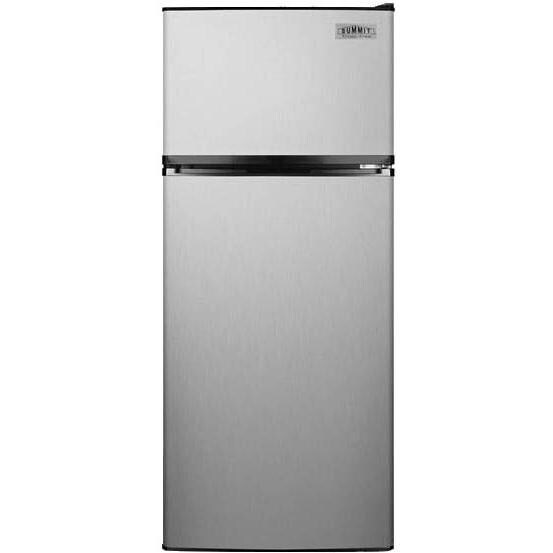 Summit 24-Inch 10.3 Cu. Ft. Freestanding Apartment Refrigerator - Stainless Steel / Black Cabinet - FF1159SS image