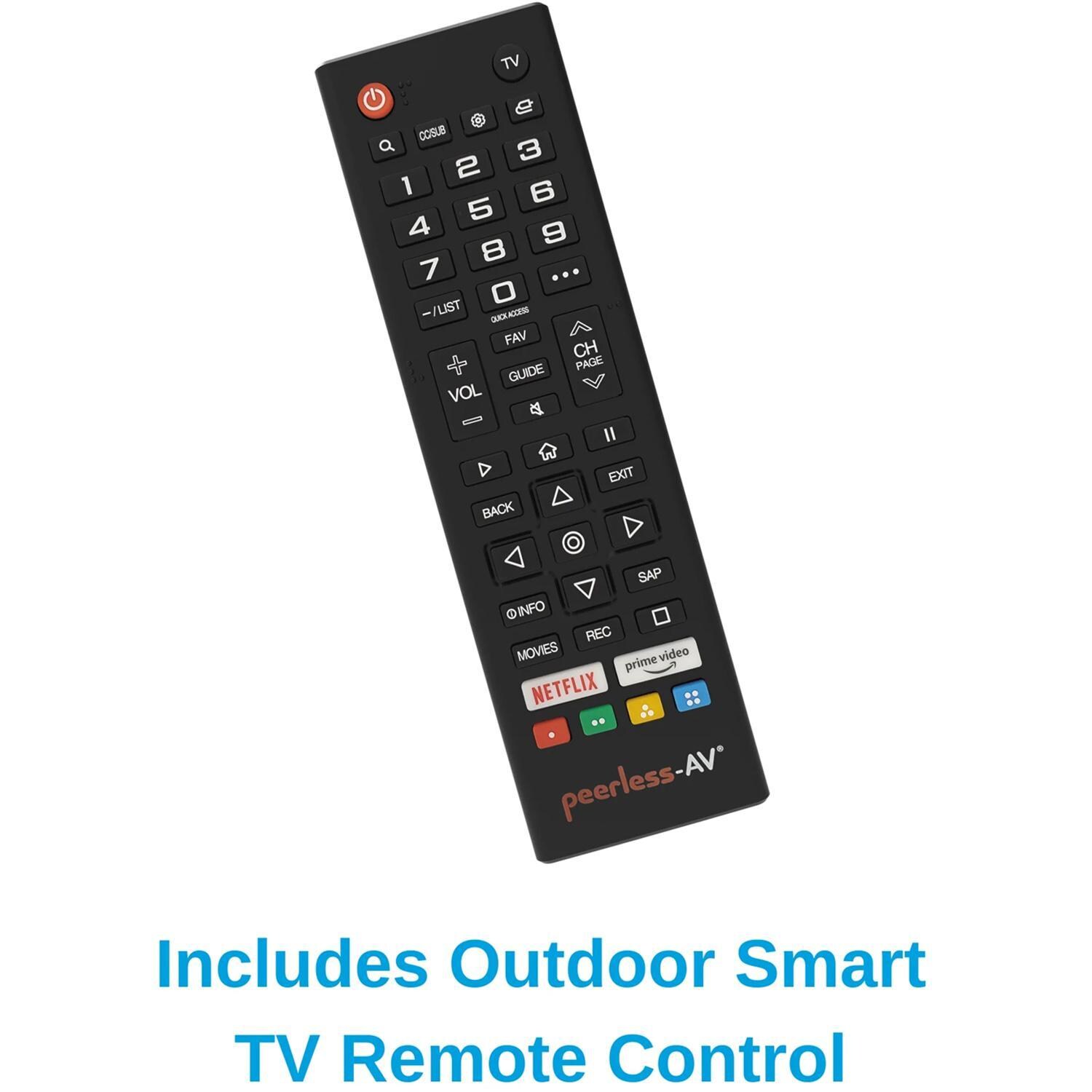Neptune 65 Inch Full Sun 4K UHD LCD Outdoor Smart TV - WPTV654 - Smart Remote - Detail thumbnail
