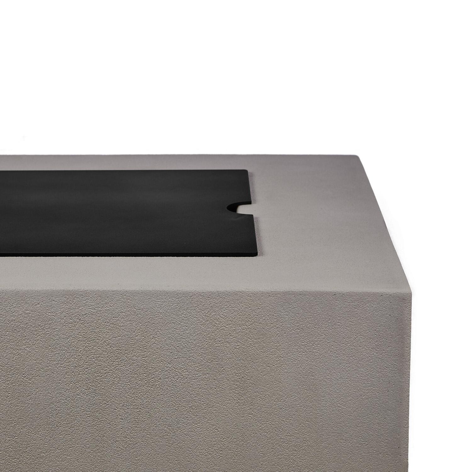 BBQGuys Signature 350-BK 25-Inch Square Aluminum Fire Table Lid - Fits 40-Inch Olliewood Fire Tables - Black - Material - Detail thumbnail