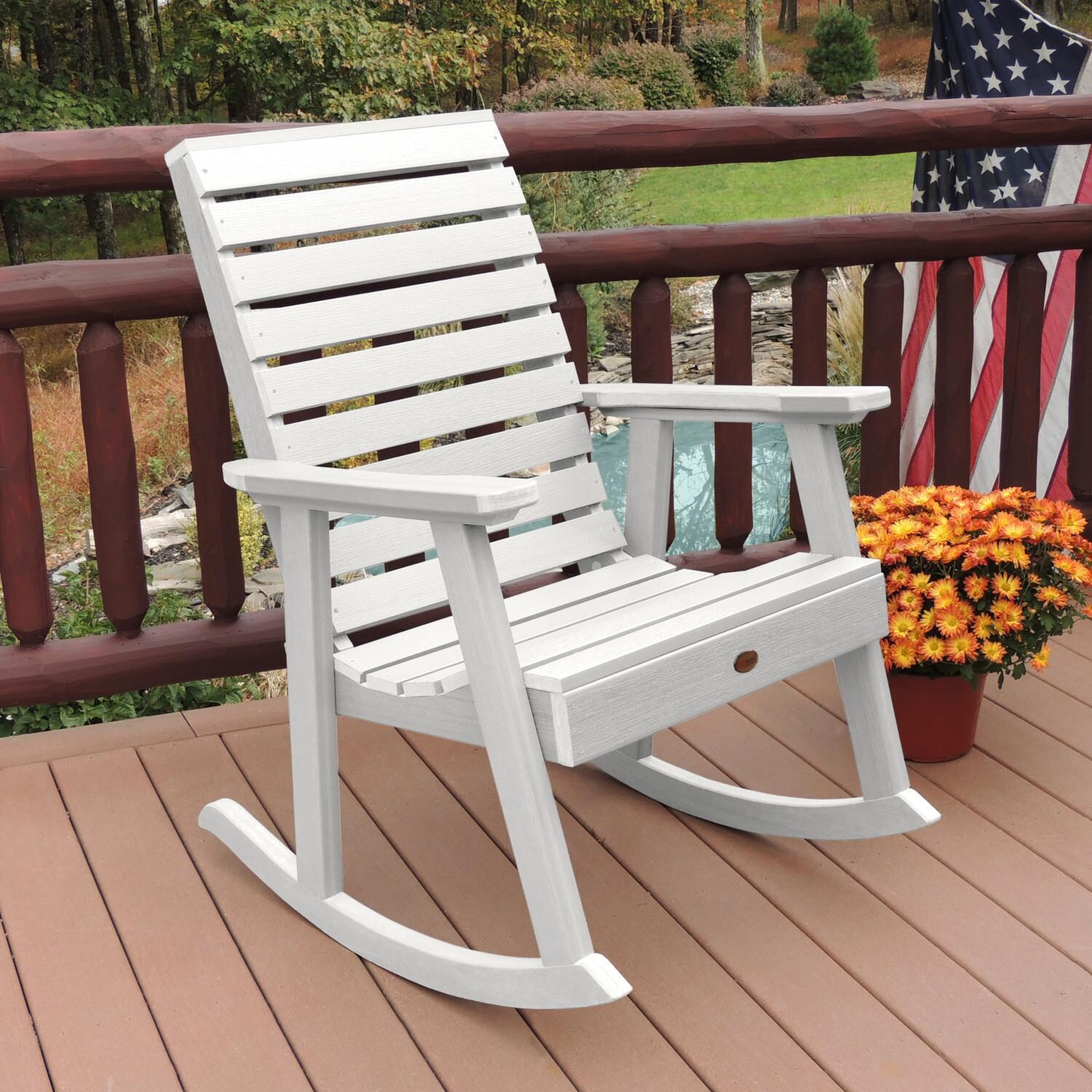 Lakeview Elm Pointe Rocking Chair - White thumbnail