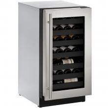 U-Line 3000 Series 18-Inch 31 Bottle Wine Captain - Stainless Steel - U-3018WCS-00B image