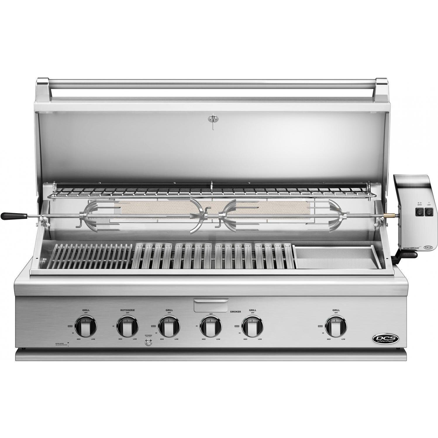 DCS Heritage 48-Inch Built-In Propane Gas BBQ Grill With Infrared Hybrid & Griddle - BH1-48RGI-L thumbnail