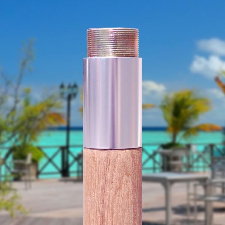 Galtech 11 Ft. Octagonal Patio Umbrella W/ Crank Lift - Threaded Coupling Detail thumbnail