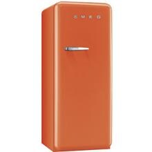 Smeg 9.22 Cu. Ft. Right Hinge Retro Style Refrigerator / Freezer - Orange FAB28UOR image
