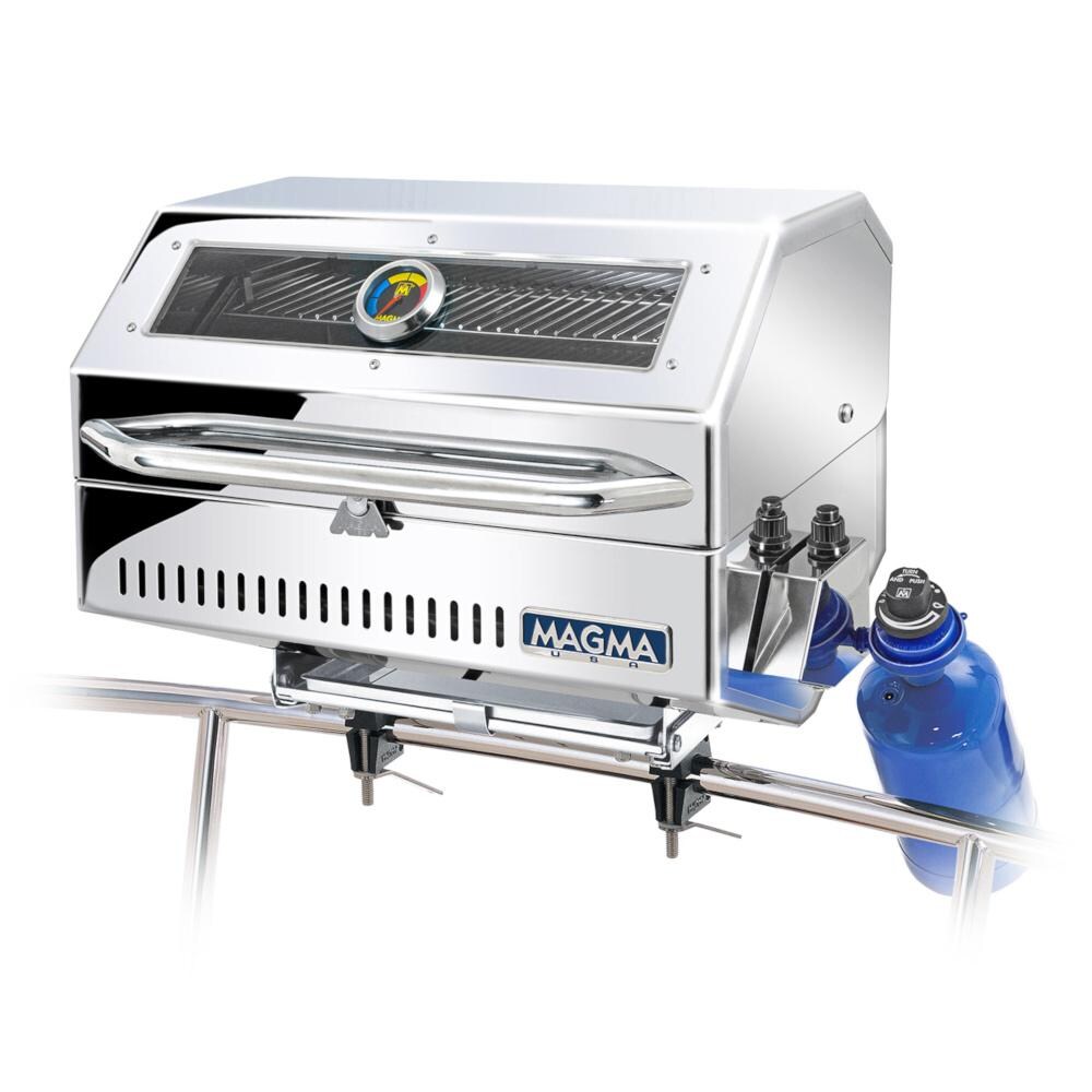 Magma A10-1218-2GS Marine Catalina II Gas Grill on Double Mount T10-580 (mount & canister NOT included) thumbnail