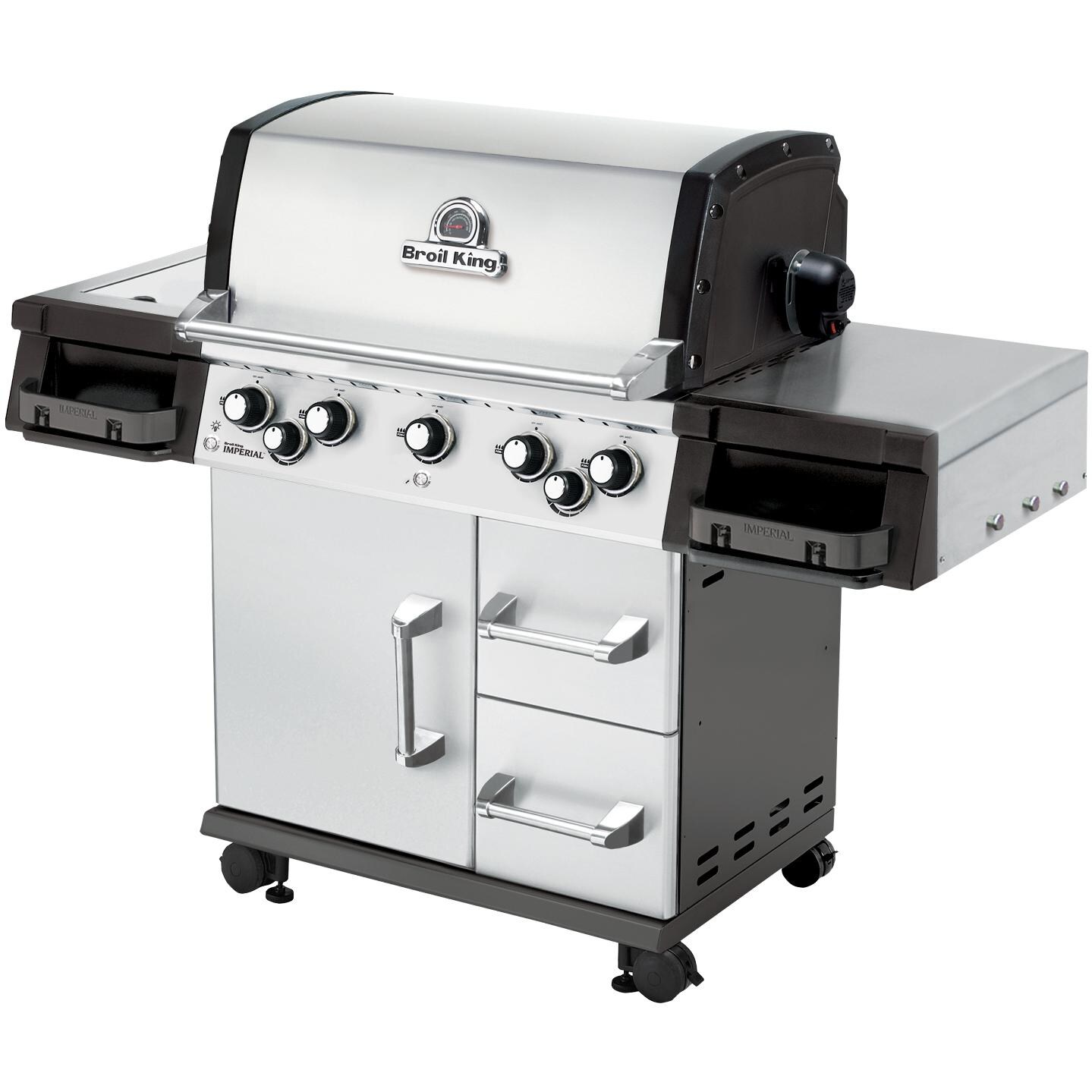 Broil King Imperial 590 5-Burner Freestanding Gas Grill - Angled View thumbnail