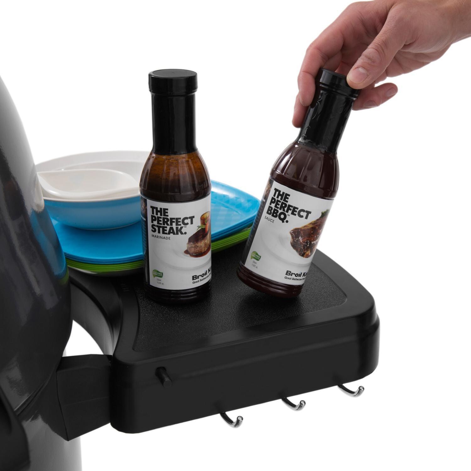 Broil King Keg 5000 Steel Charcoal Kamado Grill - Resin Side Shelves thumbnail