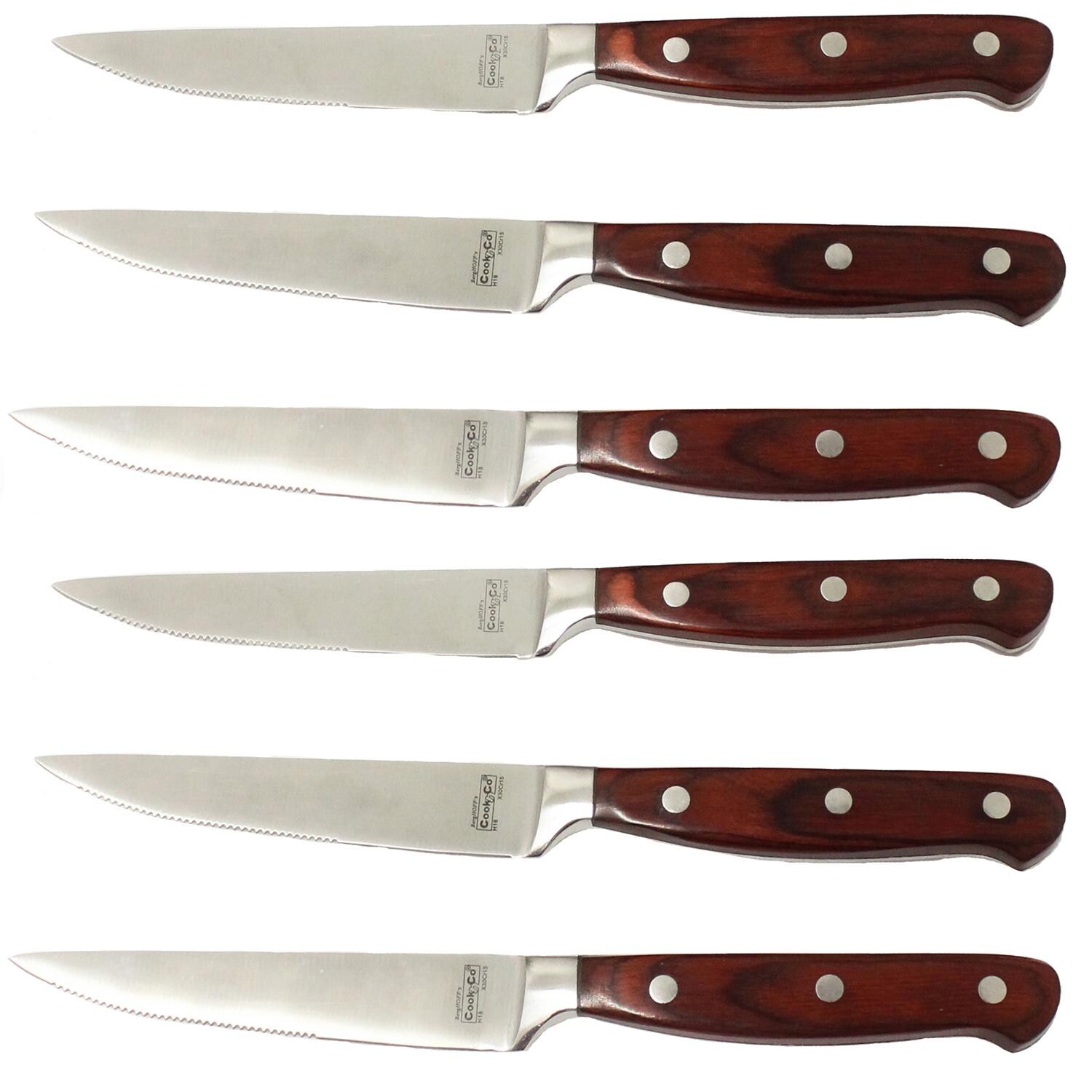 BergHOFF 2202014 Pakka 6-Piece Stainless Steel Steak Knife Set - All Knives thumbnail
