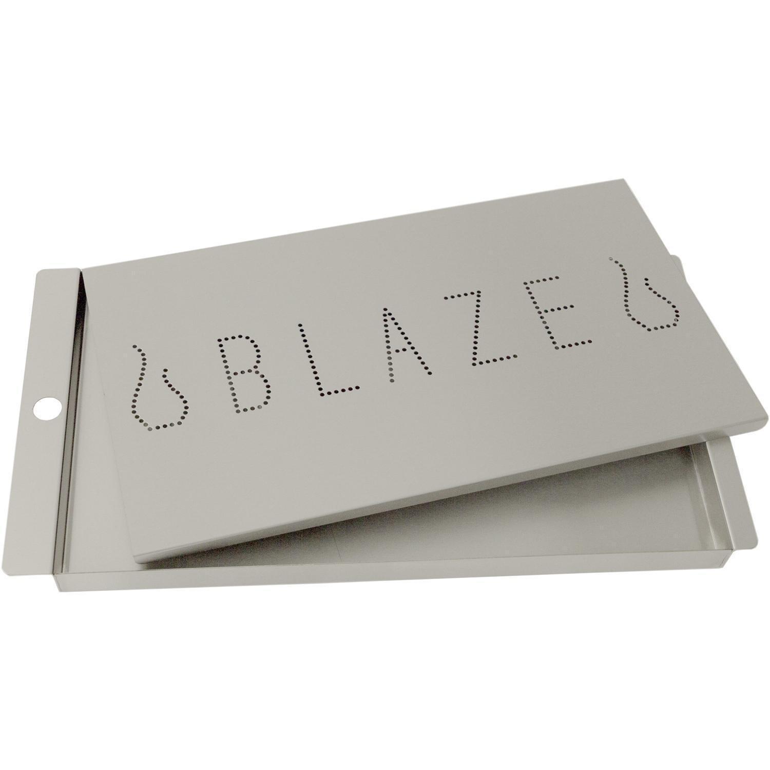 Blaze BLZ-XL-PROSMBX Professional LUX Extra Large Stainless Steel Smoker Box - Shown Without Wood Chips thumbnail