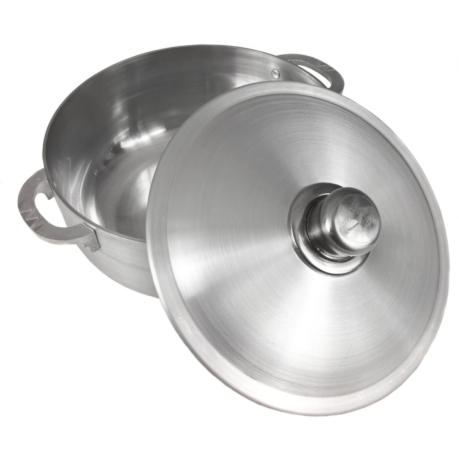 Cajun Cookware 6.7-Quart Aluminum Dutch Oven - Open View thumbnail