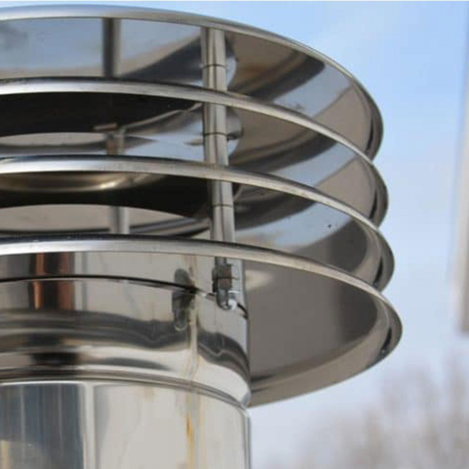 XO Appliance XOPIZZA1CA PIZZA1 Countertop Wood-Fired Pizza Oven in Carbona - Chimney - Detail thumbnail