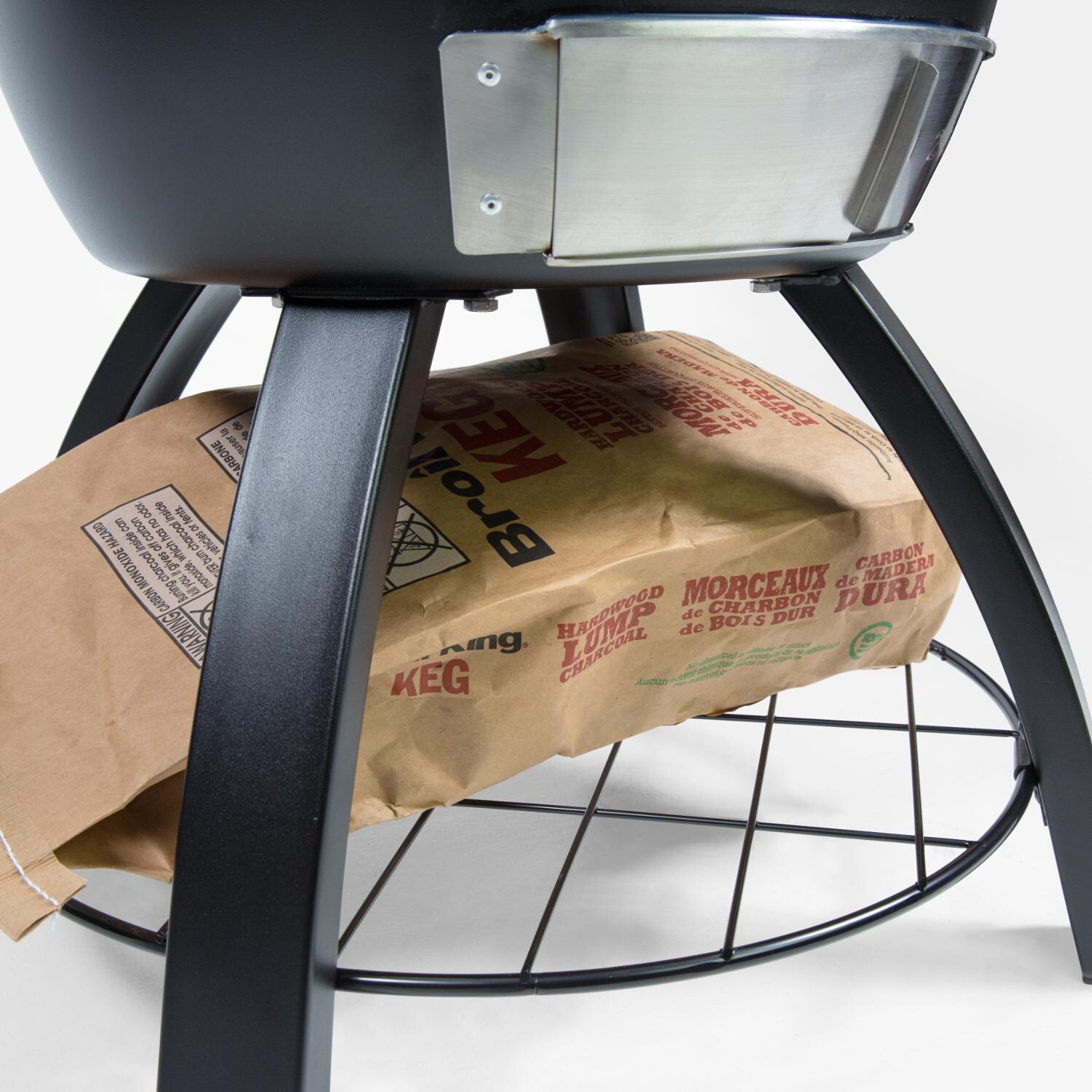 Broil King Keg 2000 Steel Charcoal Kamado Grill - Stationary Stand/Shelf thumbnail