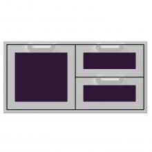 Hestan 42-Inch Double Drawer And Single Storage Door Combo - Lush - AGSDR42-PP image