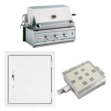 Summerset Pro 3-Piece 27-Inch Natural Gas Outdoor Kitchen Package