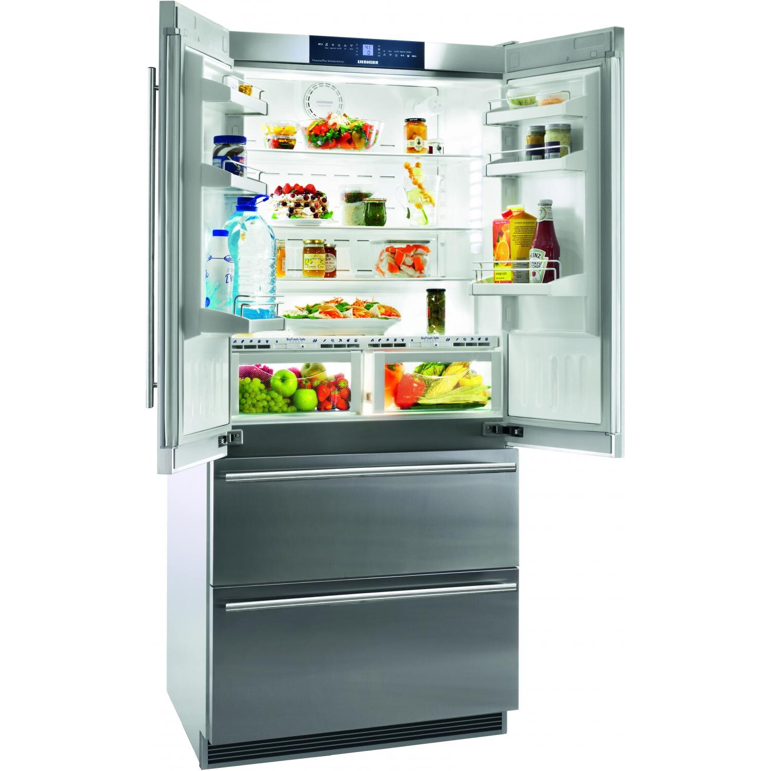 Liebherr 18.8 Cu. Ft. French Door Refrigerator - Stainless Steel - CBS-2062