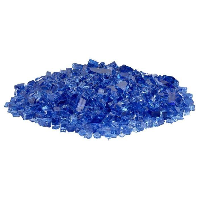 BBQGuys Signature AFF-COBL-10 1/4-Inch Cobalt Blue Fire Glass - Glass Pile thumbnail