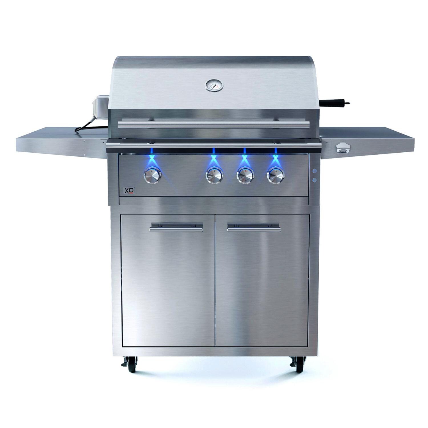 XO Appliance Pro-Grade 36-in 3 Burner Propane Grill - White Background thumbnail