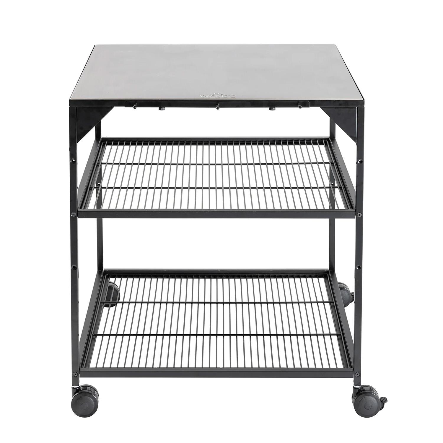 Witt Pizza Table on Wheels - Black/Stainless Steel - 48651013