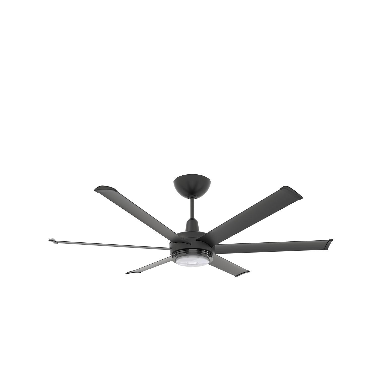 Big Ass Fans MK-ES62-052306A786I07S34 60-Inch es6 Ceiling Fan Kit Universal W/ 7-Inch Downrod Black - W/ Light (Sold Seperately) thumbnail