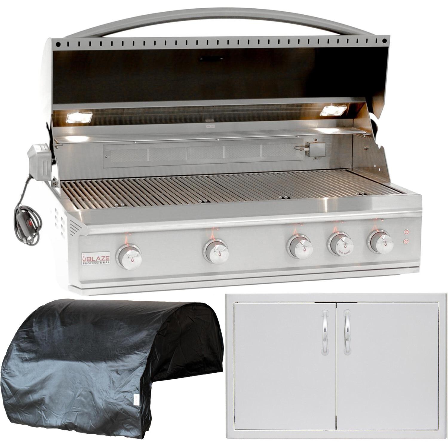 Blaze Professional 3Piece 44Inch Natural Gas Outdoor Kitchen Package