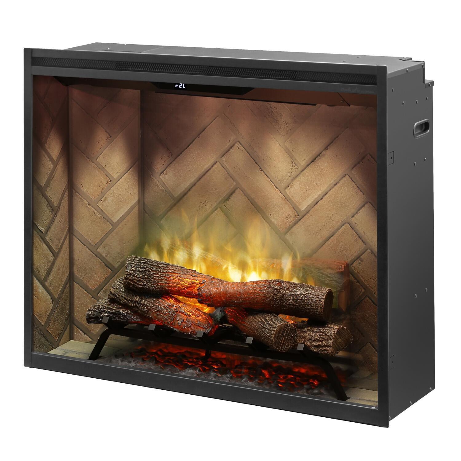 Dimplex - RBF36P - Revillusion Portrait 36-Inch Built-In Electric Firebox - Angle View thumbnail