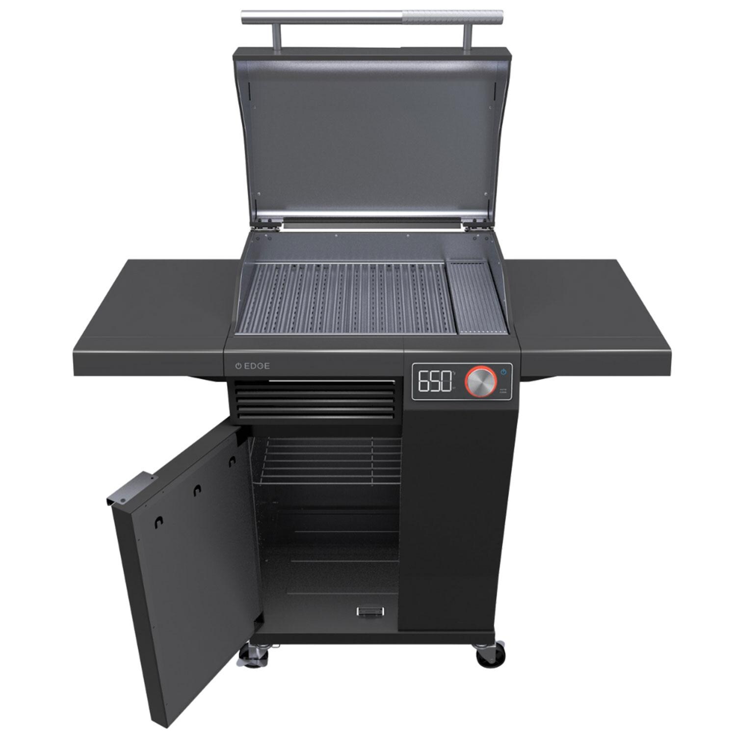 Charbroil 24652144 Edge Electric Grill - Black - Interior - Overhead View - White Background thumbnail