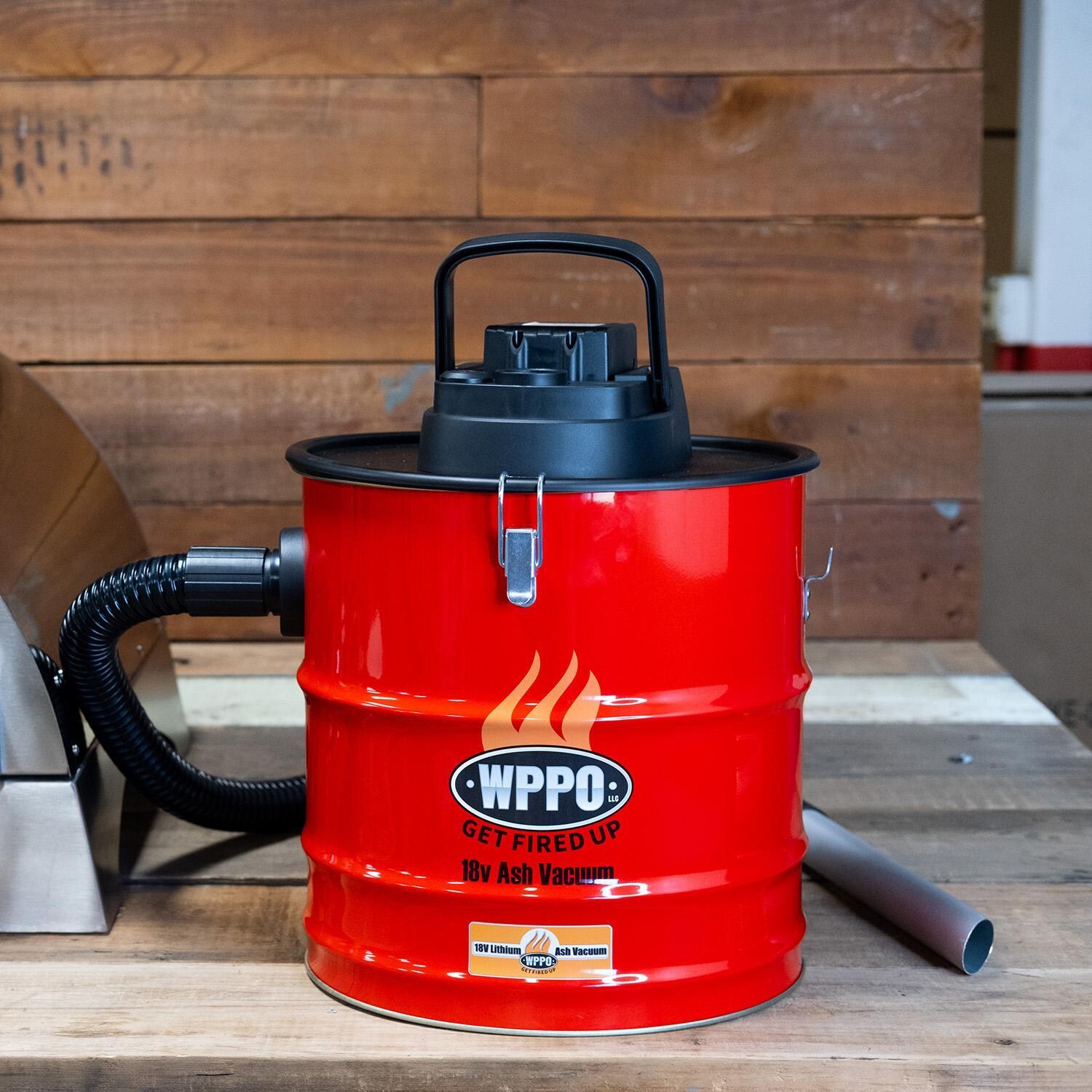 WPPO LLC 18V Rechargeable Ash Vacuum with Bonus Vac Value Pack - WKAV-01