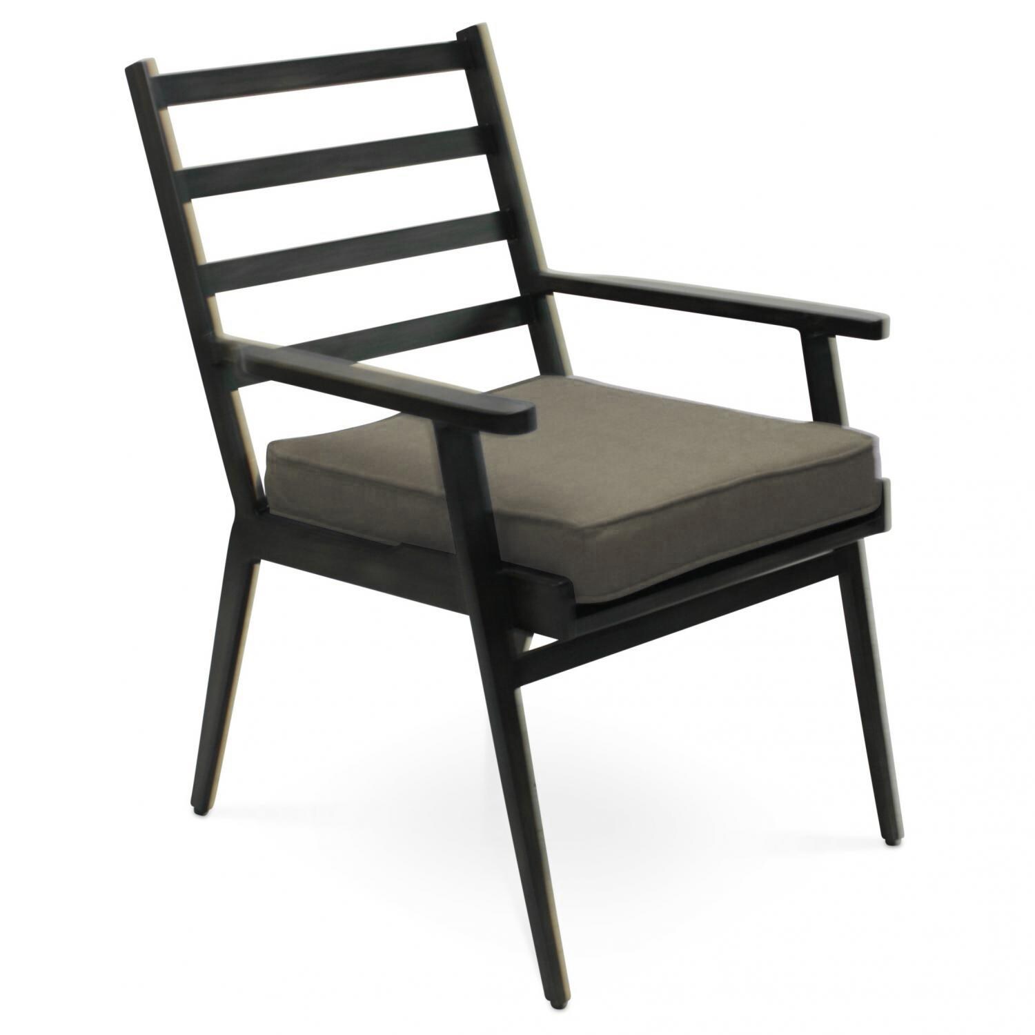 Plank & Hide Adeline 2 Piece Aluminum Patio Dining Arm Chair thumbnail