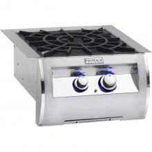 Fire Magic Echelon Diamond Propane Gas Built-In Power Burner With Porcelain Cast Grid - 19-4B2P-0