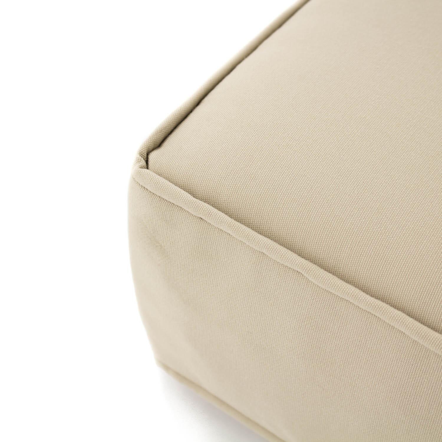 Canvas Antique Beige Cushion Corner Detail thumbnail