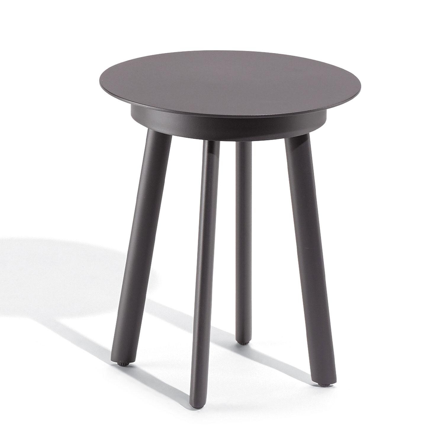 Eiland 16-in HPL/Powder-Coated Aluminum End Table by Oxford Garden - White Background thumbnail