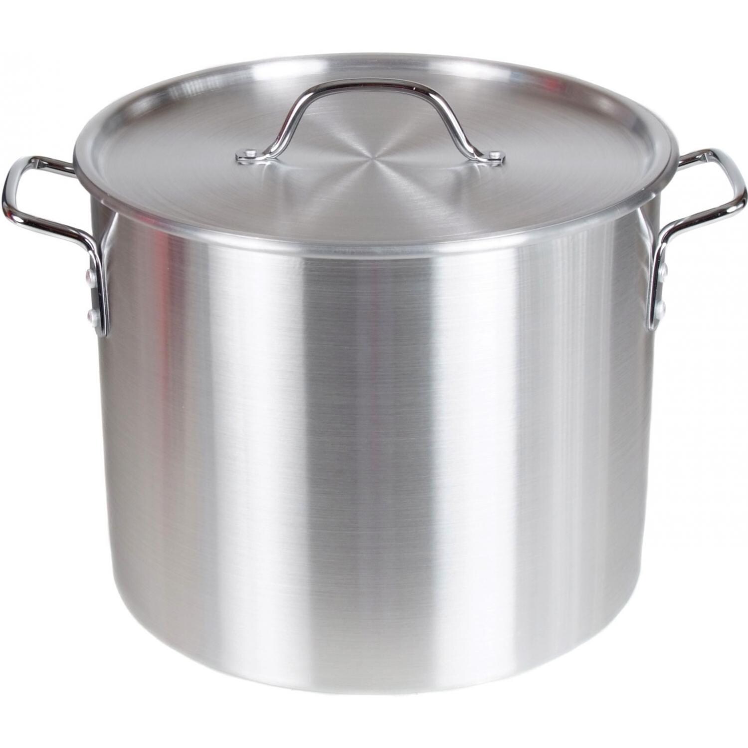 Cajun Cookware 20-Quart Aluminum Stock Pot - Side View thumbnail