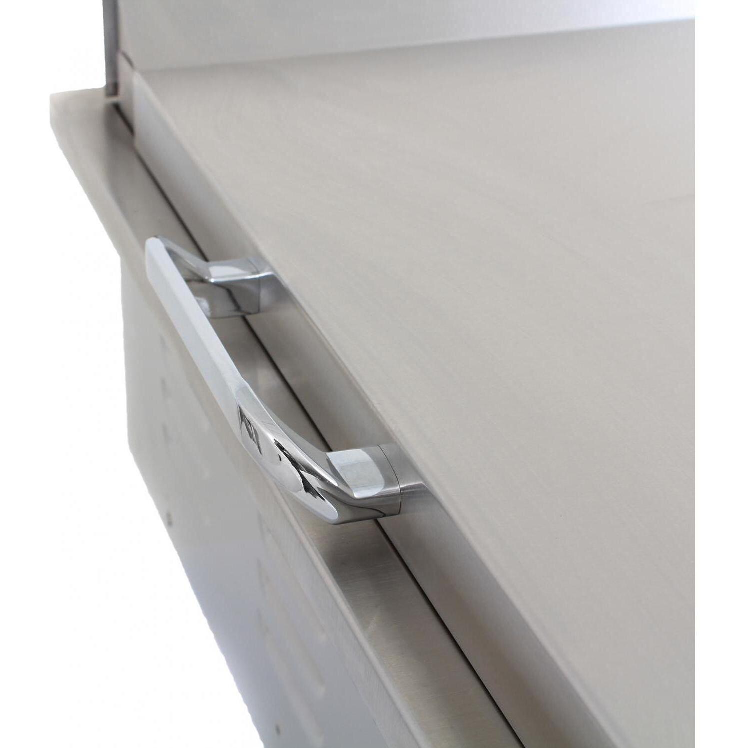 Blaze LTE 30-Inch Natural Gas Griddle On Deluxe Cart - Stainless Steel Lid Handle thumbnail