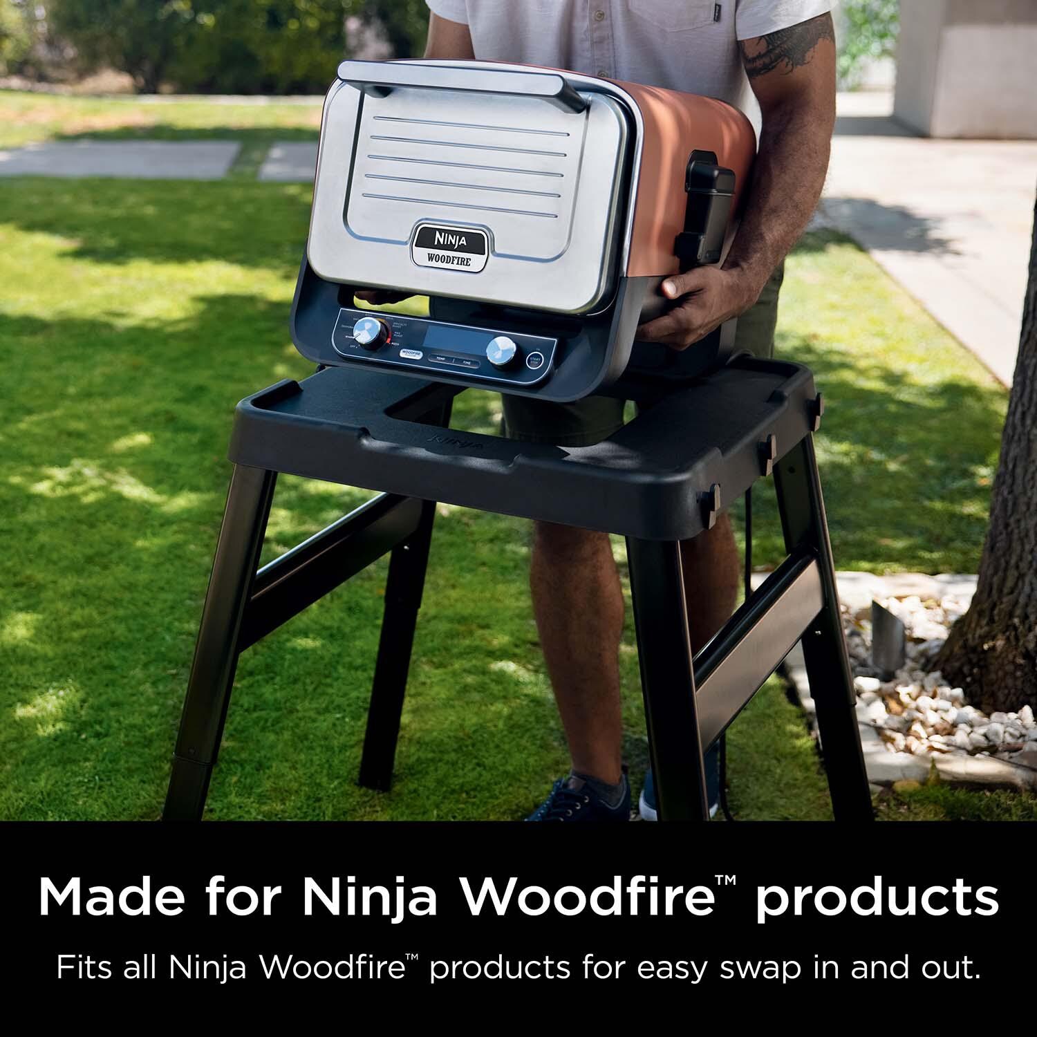 Ninja XSKUNSTAND Woodfire Adjustable Outdoor Stand - Made for Ninja Woodfire Grills thumbnail