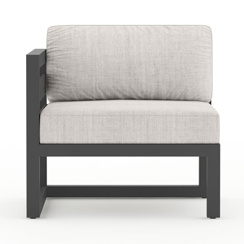 Misty Cove 4 Piece Sectional Set in Slate w/Cast Silver Cushions by Lakeview - Left Section - White Background thumbnail