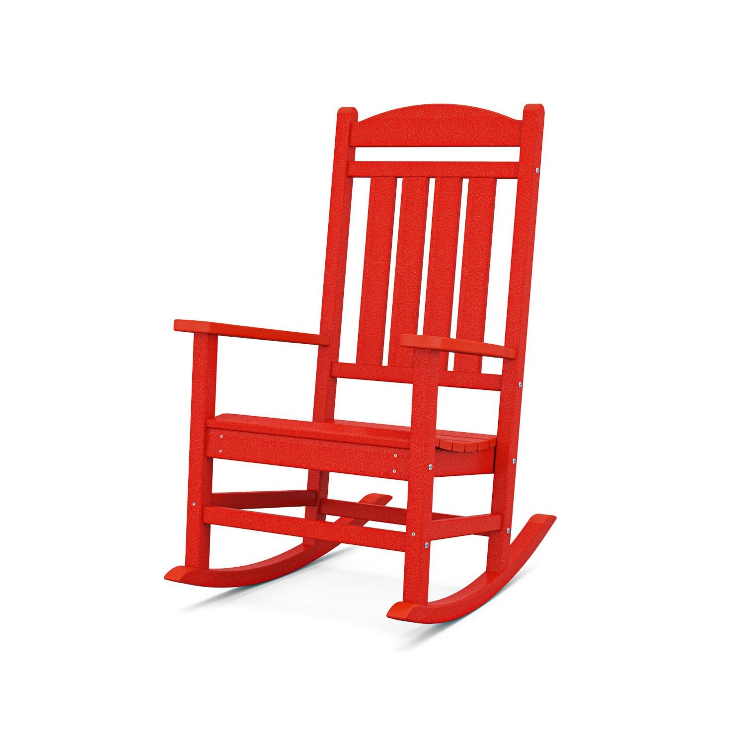 POLYWOOD Sunset Red Presidential Rocking Chair thumbnail