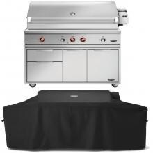 DCS Series 9 Evolution 36-Inch Natural Gas Grill With Rotisserie W/ Cart & Grill Cover - BE1-36RC-N