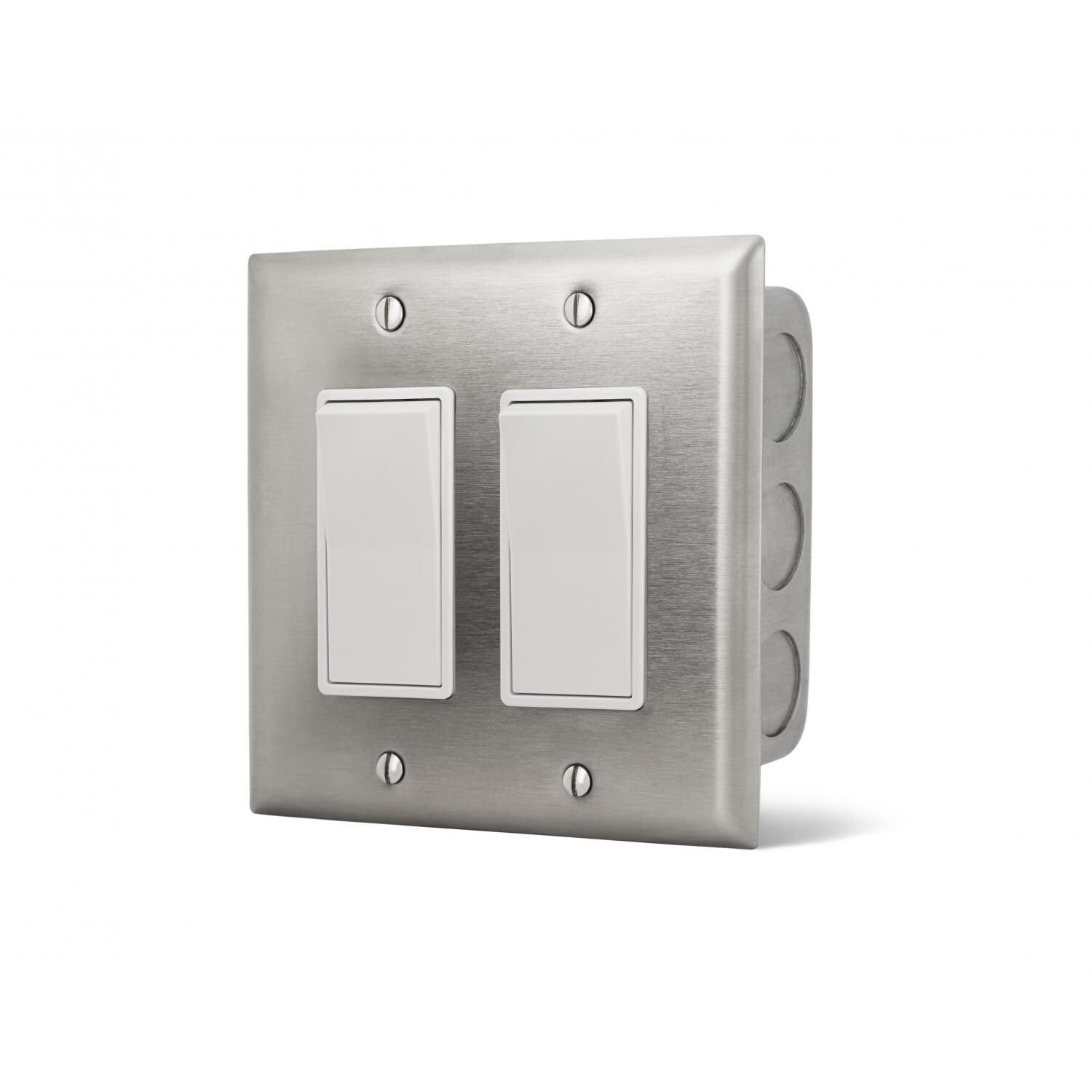 Infratech Dual On/Off Wall Plate Switch And Gang Box - 14-4405 thumbnail