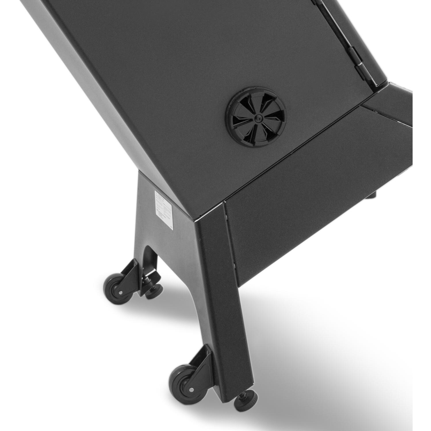 Broil King 28-Inch Smoke Vertical Charcoal Smoker - Wheels For Portability