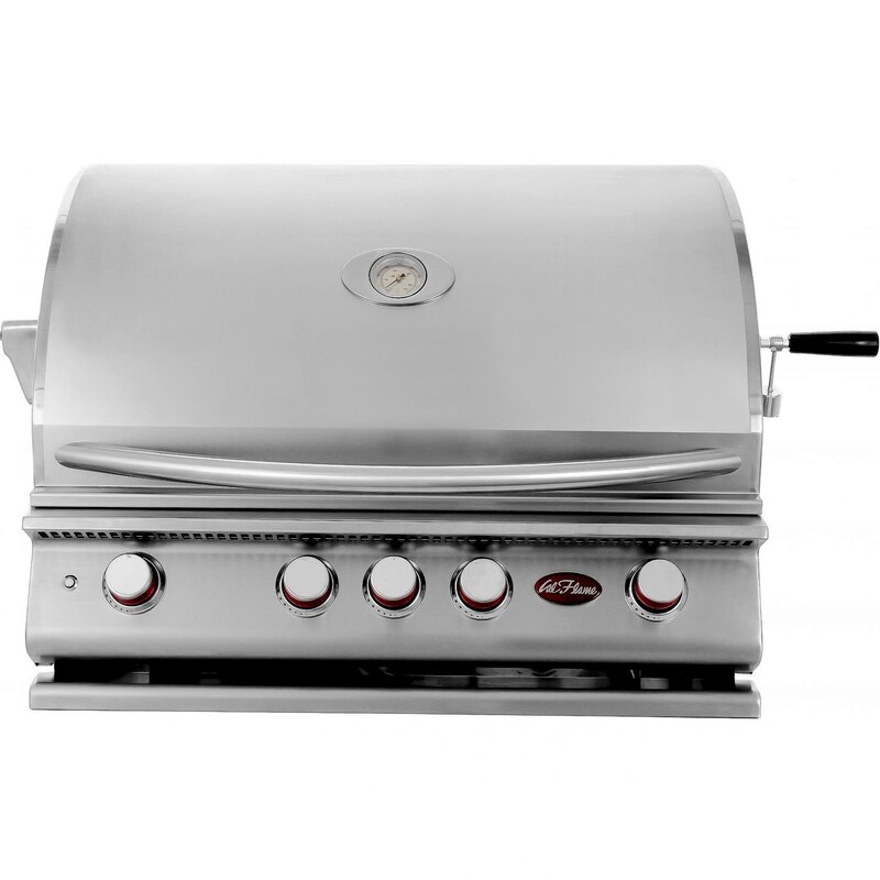 Cal Flame P4 32Inch 4Burner BuiltIn Propane Gas BBQ Grill With