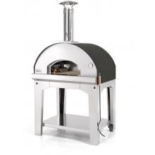 Fontana Forni Forno Toscano Mangiafuoco 39-Inch Outdoor Wood-Fired Pizza Oven - Black image