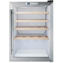 Summit 17-Inch 2.5 Cu. Ft. 22 Bottle Countertop Commercial Rated Wine Cooler - Stainless Steel - SCR312LCSSWC2 image