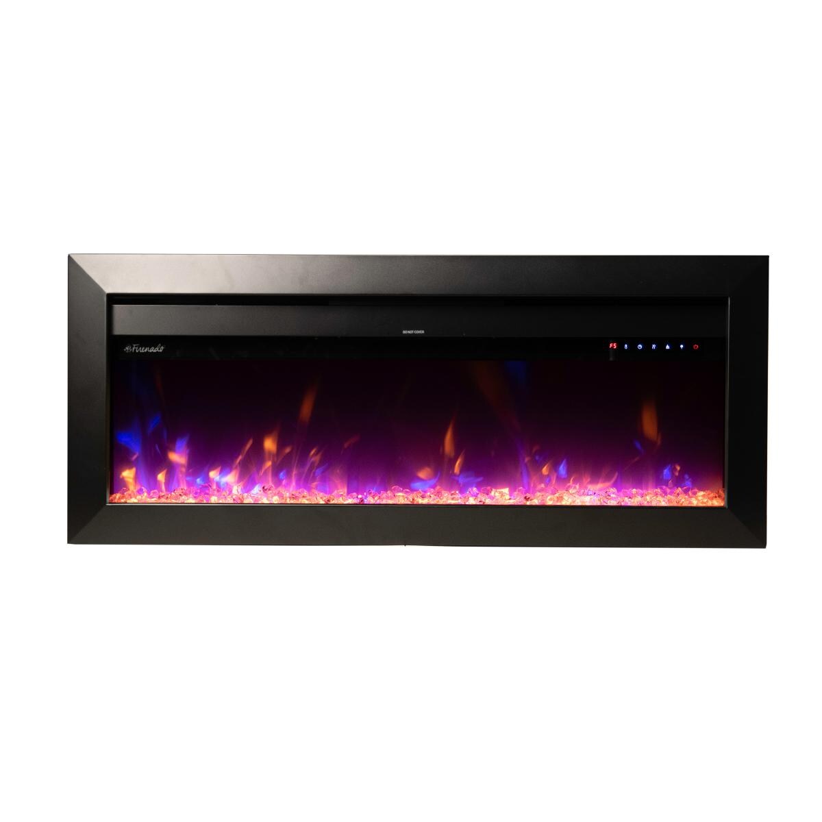 Firenado 50-Inch Built-In Electric Fireplace - FN-50-BIF - Multi Color Flame & Crystals thumbnail