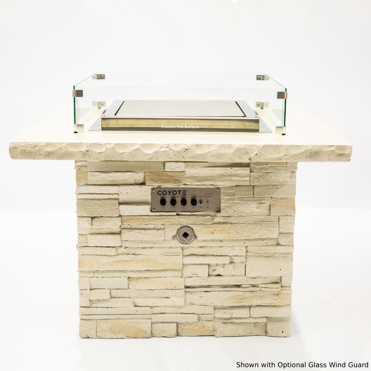 Blazing Beats Gala 38-Inch Fire Table W/ Bluetooth Audio - Natural Gas - COY-GALA-BB-NG image