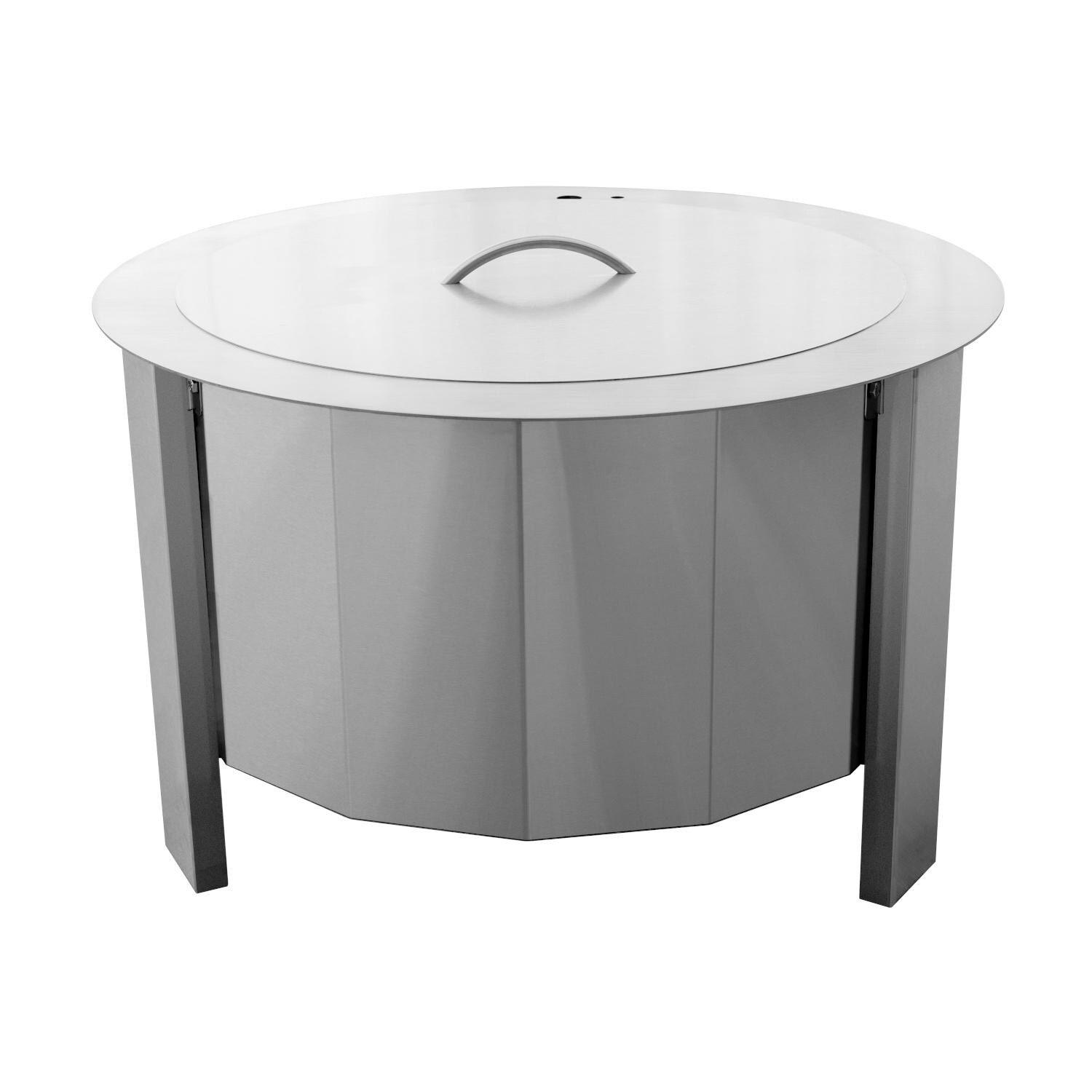 Firegear LID-LUME-MS-C LUME Stainless Steel Lid for LUME-MS2 - Lid Closed thumbnail