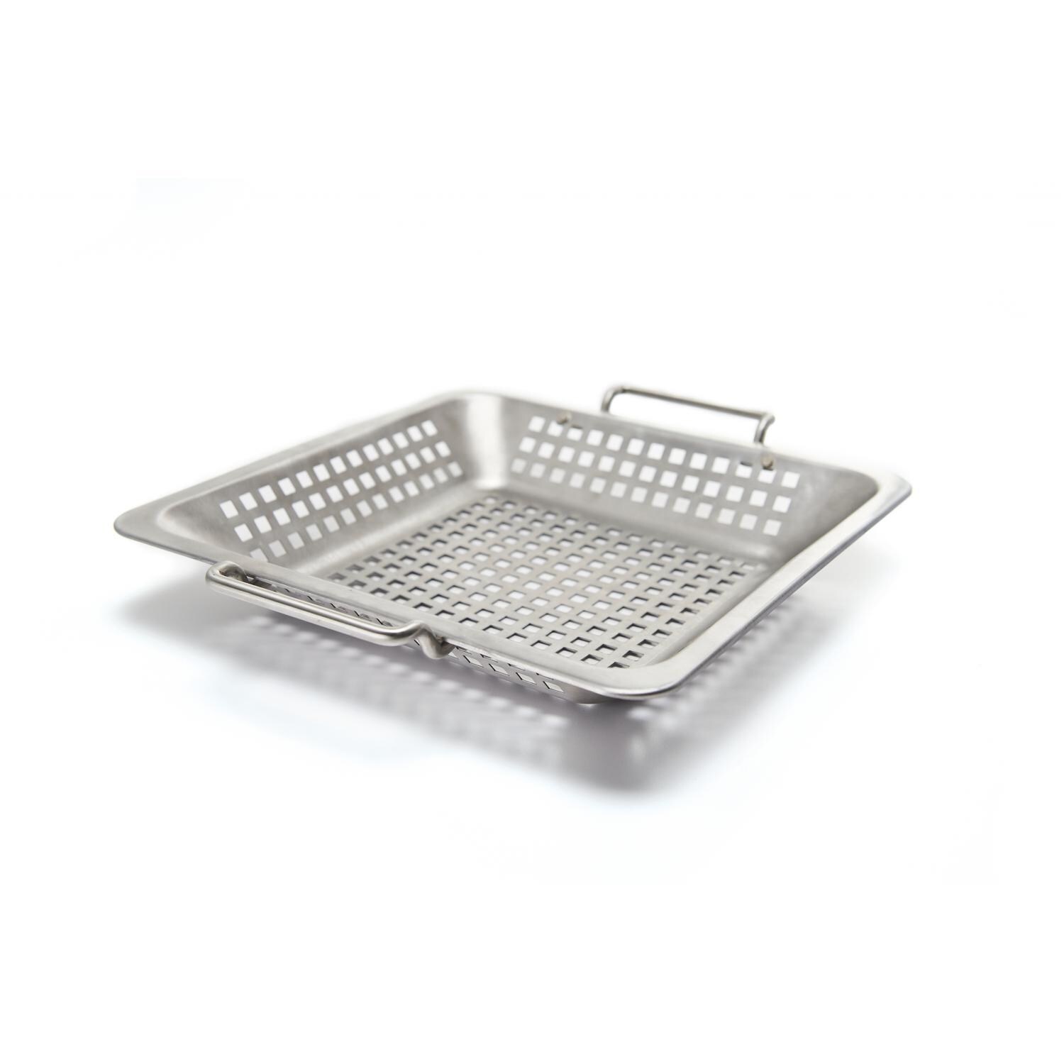 Broil King 12-Inch Square Stainless Steel Grill Wok - Full View thumbnail